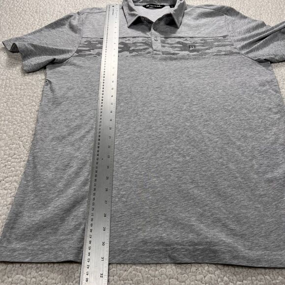 Travis Mathew Park It Polo Mens XL Camo Stripe Performance Golf Shirt Athliesure - Picture 9 of 9